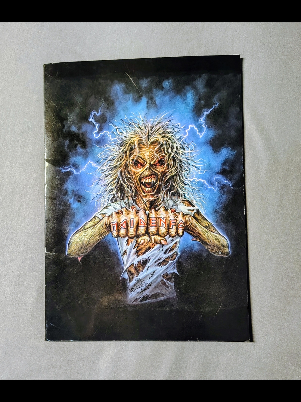 Official Iron Maiden Fan Club Welcome Pack Lot - Magazine #104